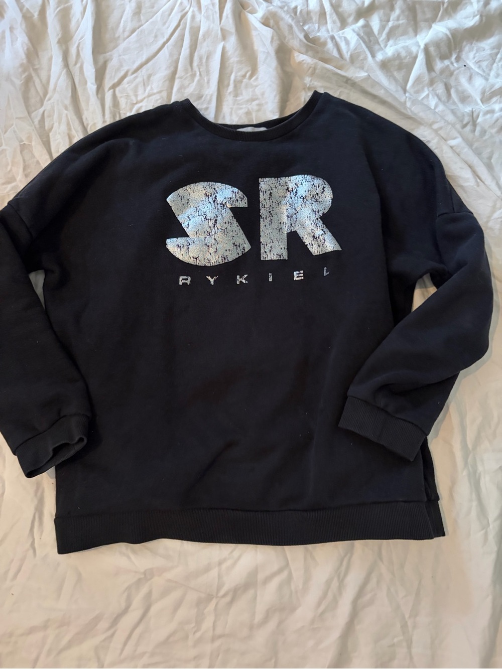 Vintage Sonia Rykiel Black Logo Sweatshirt
